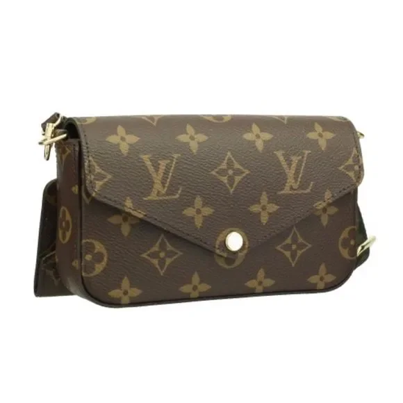 Louis Vuitton Shoulder Bag Monogram Canvas Brown - Picture 2 of 10